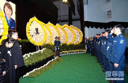 余旭烈士悼念仪式在空军航空兵某师举行