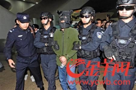 昨日，陈恂敏被警方从云南押解回广州番禺