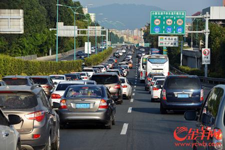 返程高峰高速拥堵