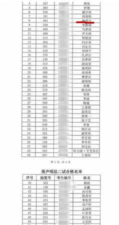 网曝中国音乐学院的三试名单