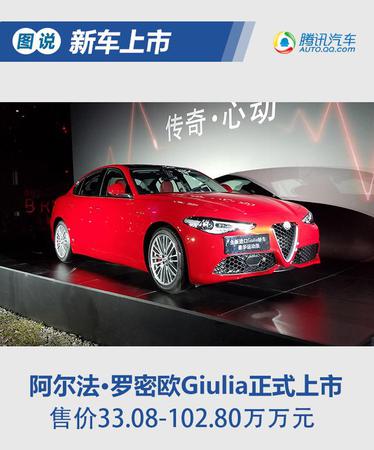 Giulia全系正式上市 售33.08-102.80万